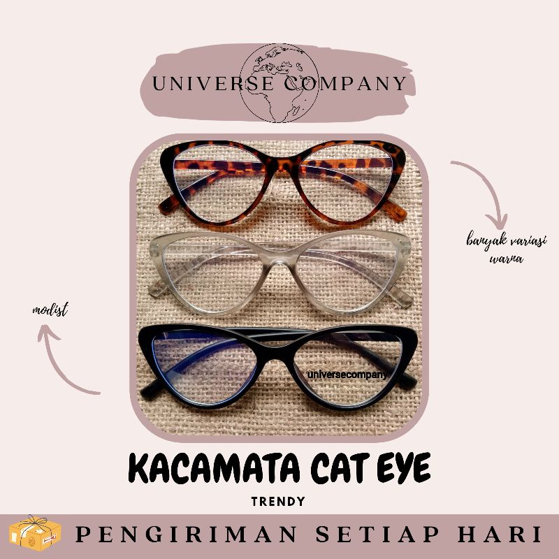 [UC] KACAMATA CAT EYE / KACAMATA FASHION
