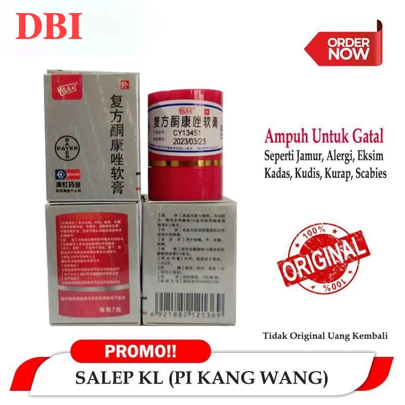 DBI - ORIGINAL !! Salep Kulit Eksim KL BL PI KANG WANG Salep Gatal Selangkangan Kudis Jerawat Jamuran Kutu Air Panu  GRATIS ONGKIR COD