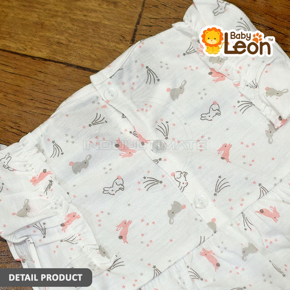 SBJ-CR3 BABY LEON Setelan Cardigan Bayi + Dress Bayi Pakaian Bayi Perempuan Rok Bayi Perempuan Baju Bayi Balita Cewek Baju Pesta Bayi Jaket Outer Bayi Baju Dress Gaun Bayi Perlengkapan Bayi Perempuan Bayi Cewek Pakaian Bayi Balita Perempuan