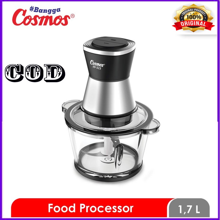 PROMO Cosmos Food Processor Chopper 1.7 Liter FP-32 GARANSI RESMI