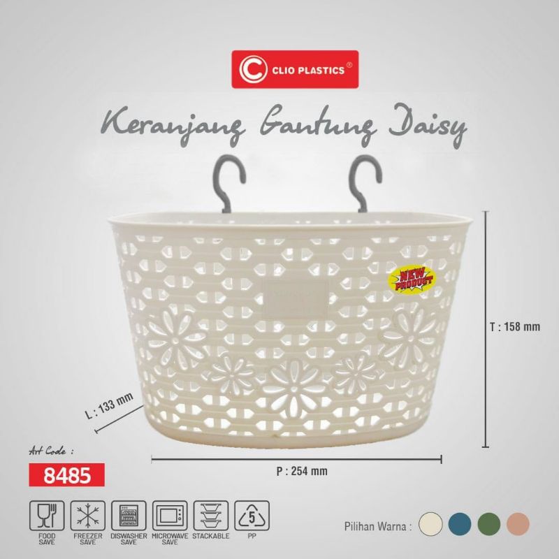 Keranjang Gantung DAISY (1PC)