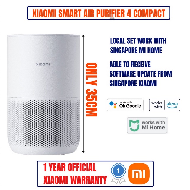 Air Purifier 4 Compact Oled Touch Screen Display