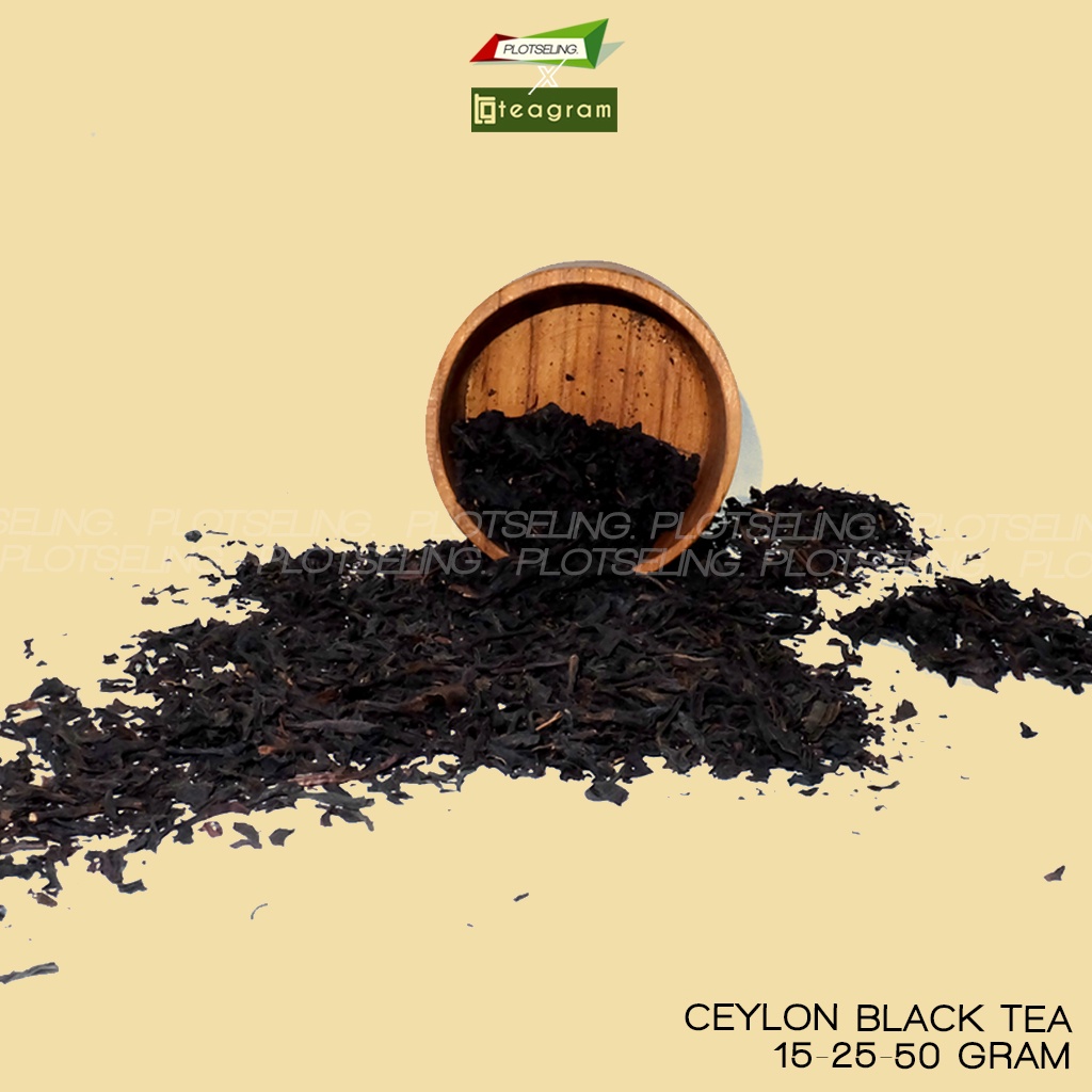 Teh Hitam Single Origin CEYLON TEA Teh Import Asli Olahan Kebun Teh Sri Lanka 15gr 25gr 50gr Teh Seduh Rumahan Teh Seduh Kafe Daun Teh Seduh Hitam Asli Bukan Teh Bunga Mix Tea Blend