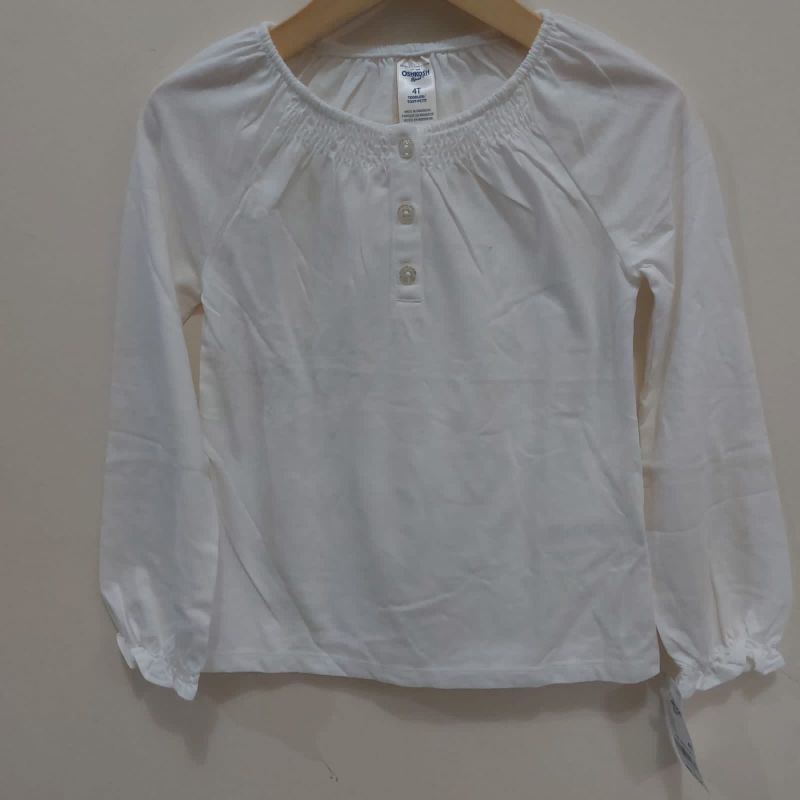 Kaos lengan panjang anak perempuan brand Oshkosh