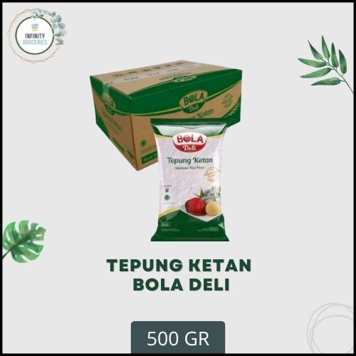 Jual TEPUNG KETAN 500 GR MERK BOLA DELI MURAH !!! Shopee Indonesia