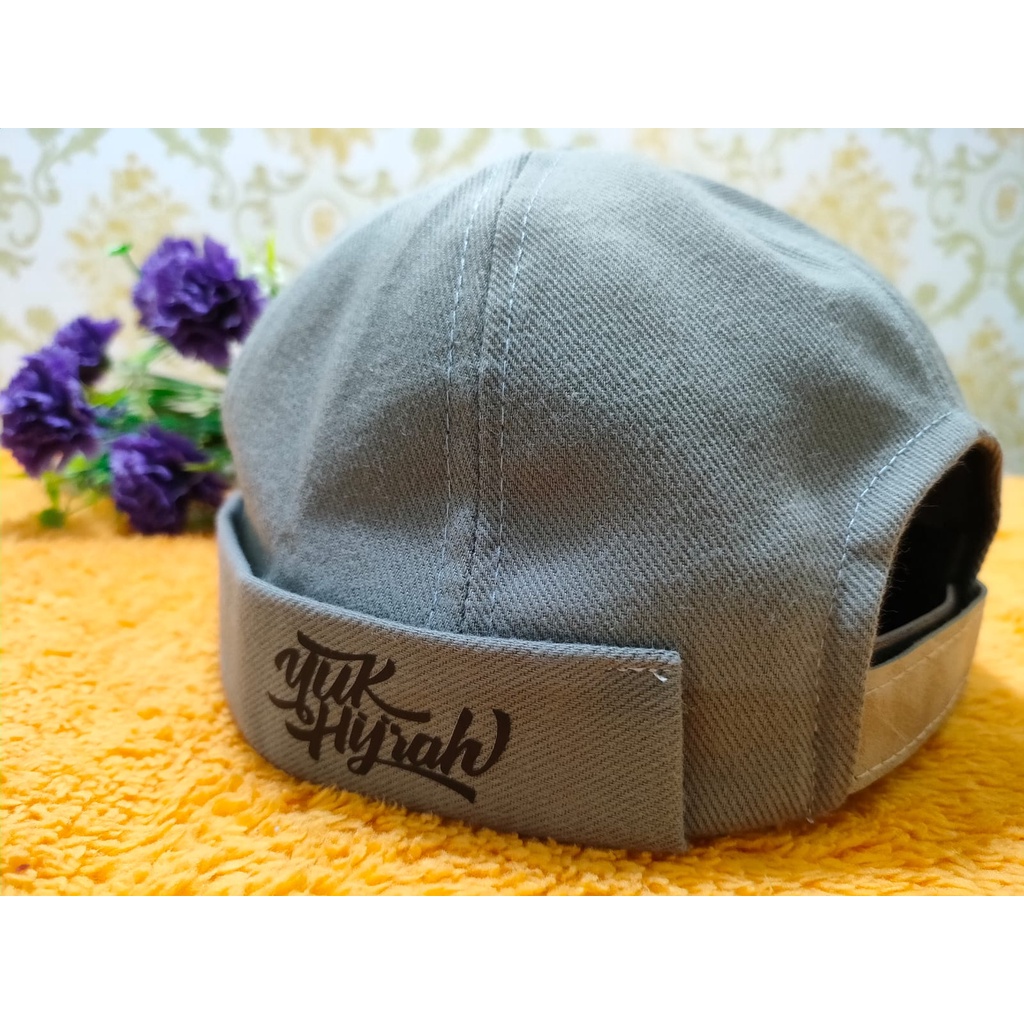 TOPI MIKI HAT POLOS &amp; KALIGRAFI PECI GAUL ROCKZILLA PREMIUM &amp; EXLUSIVE ORIGINAL BRAND TOPI MIKI HAT yuk hijrah TOPI MIKIHAT UAS TOPI PRIA DEWASA