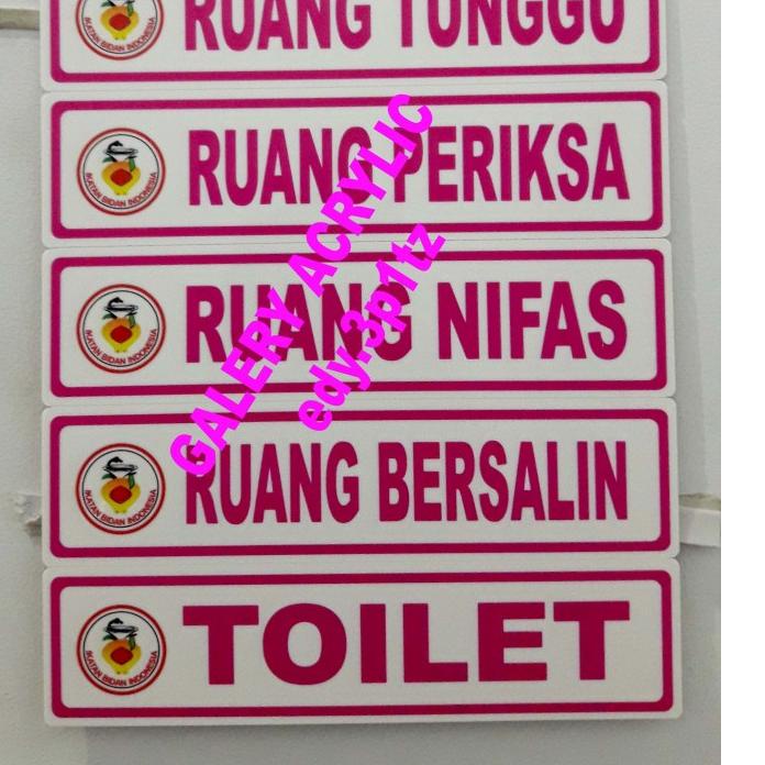 

Terjangkau - Sign Board Acrylic Sign Label Acrylic Papan Nama Ruangan 5x20 Custom Elegan .,