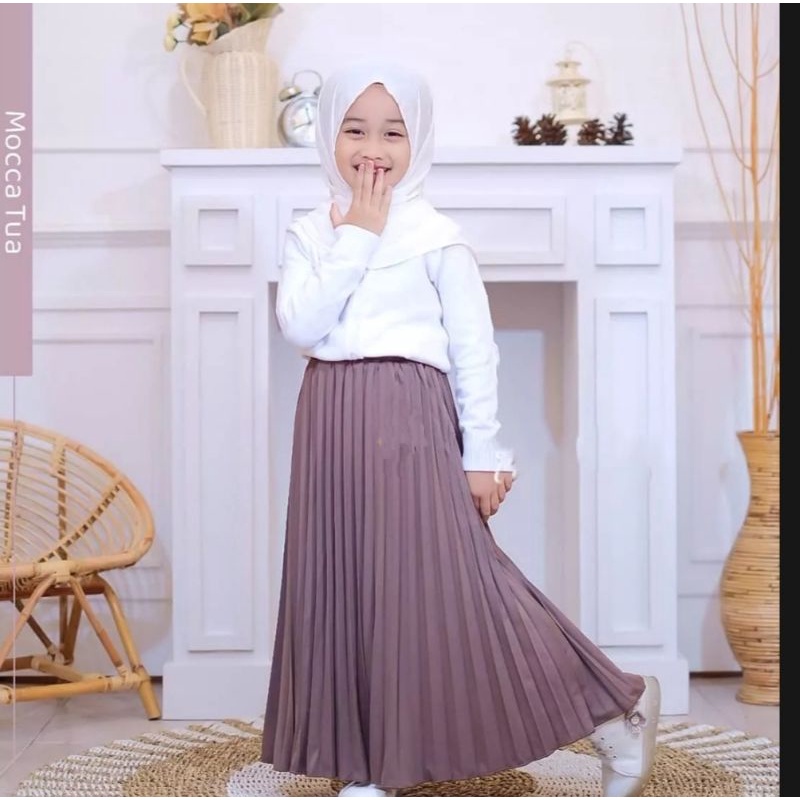 ROK PLISKET PREMIUM ANAK USIA TK(4-6thn)