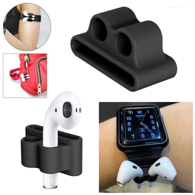 Jual : Sarung AirPods Pro TWS Silicone Silikon Case Strap Watch Eartips Tali