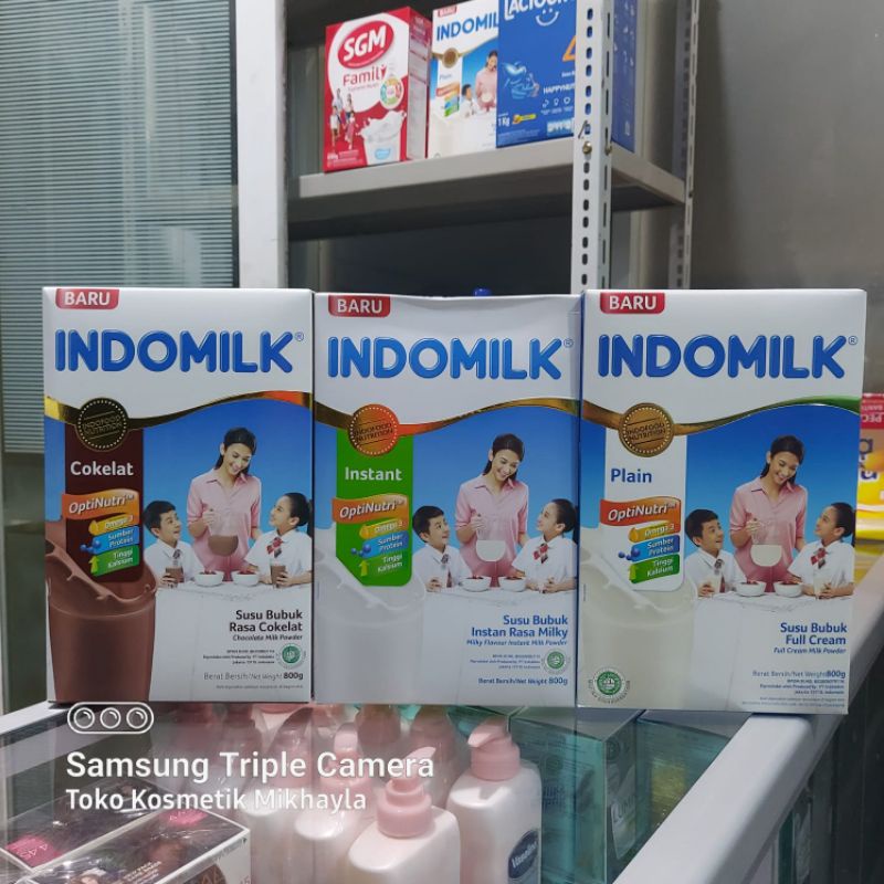 Indomilk Susu Bubuk Coklat | Instant | Full Cream 2x400gr Susu Indomilk