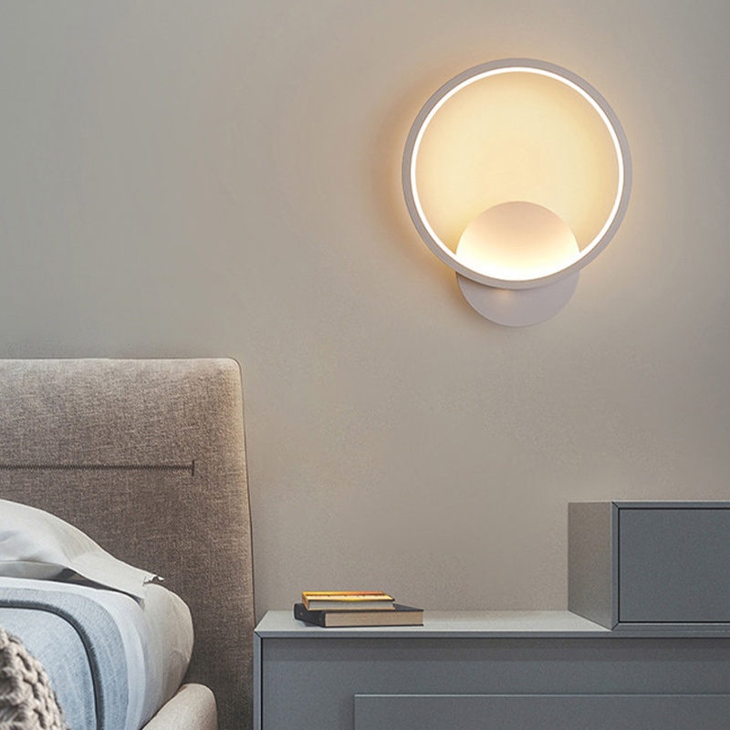 AUROP Lampu Kamar Tidur  Lampu Dinding LED  Lampu Modern Minimalis Ruang Tamu  Lampu TV Latar Belakang