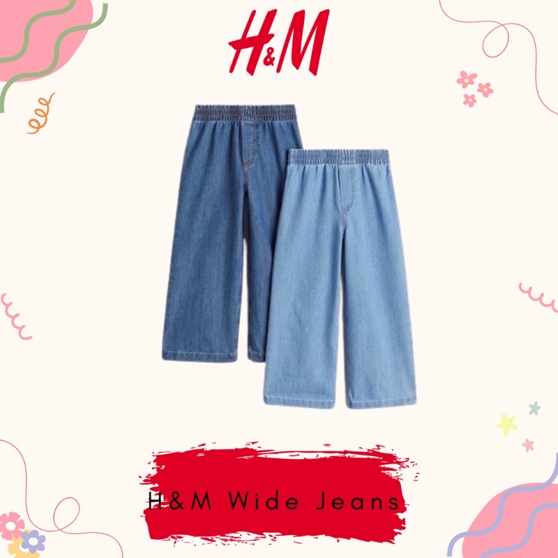 Celana Kulot Anak / H&M Wide Jeans / HNM Kids Celana Kolot