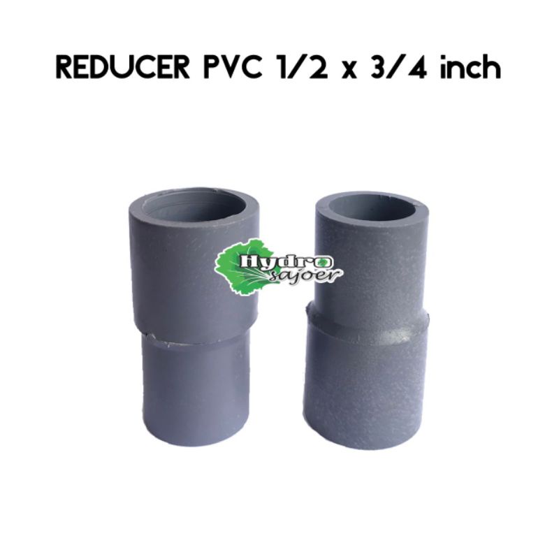 V-SOCK 1/2x3/4" Sambungan Pipa PVC 1/2 ke 3/4 Reducer Reducing Overloop 1/2x3/4 inch