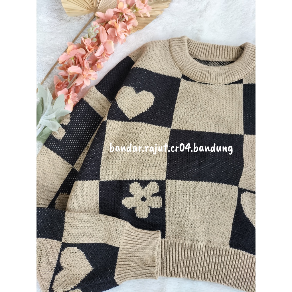 SWEATER CROP CINDY BRANDED 7 GATE