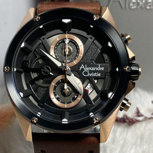 jam tangan pria alexander alexandre christie cristie cristy ac pria original ori 100% terbaru anti a