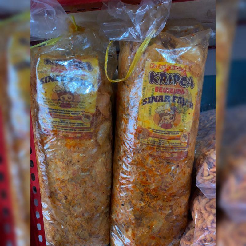 

Keripik Kaca Ekstra Pedas Berat 2 Kg