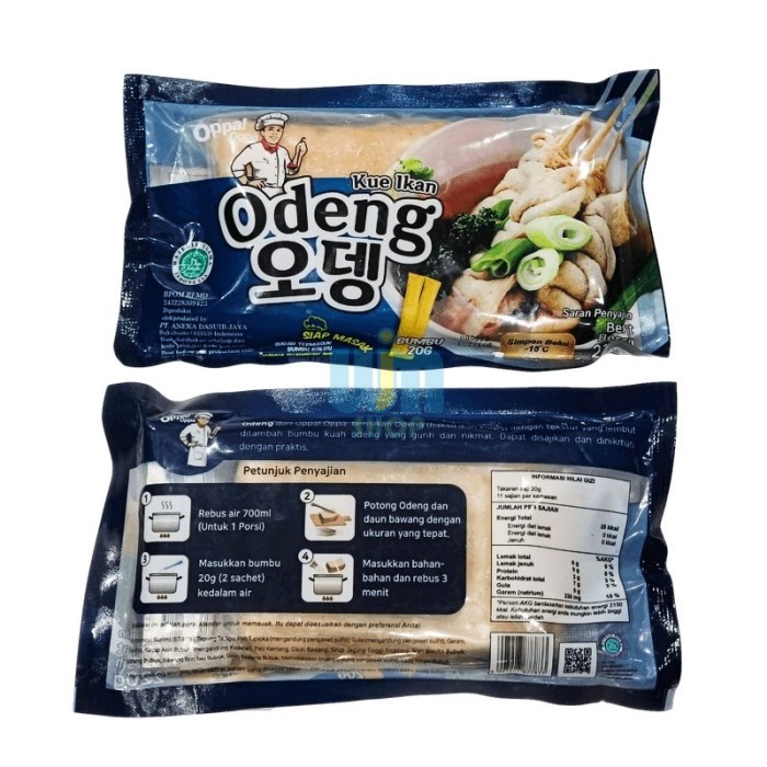 

Oppa Odeng Fish Cake Korea Halal 200 Gram + Bumbu