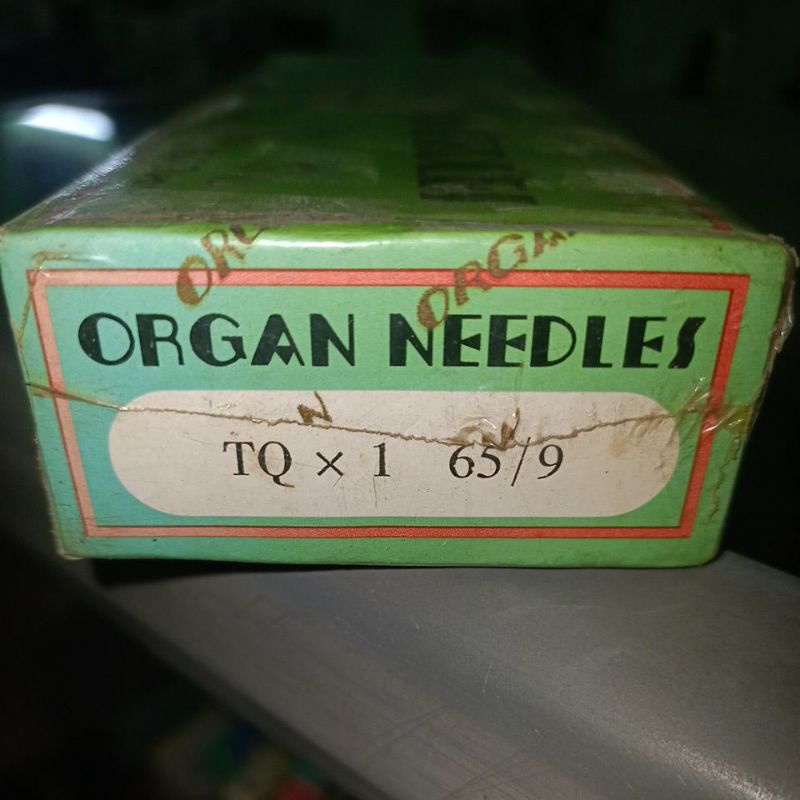 jarum pasang kancing TQ x 1 nomor 9 merk ORGAN (1BOX)