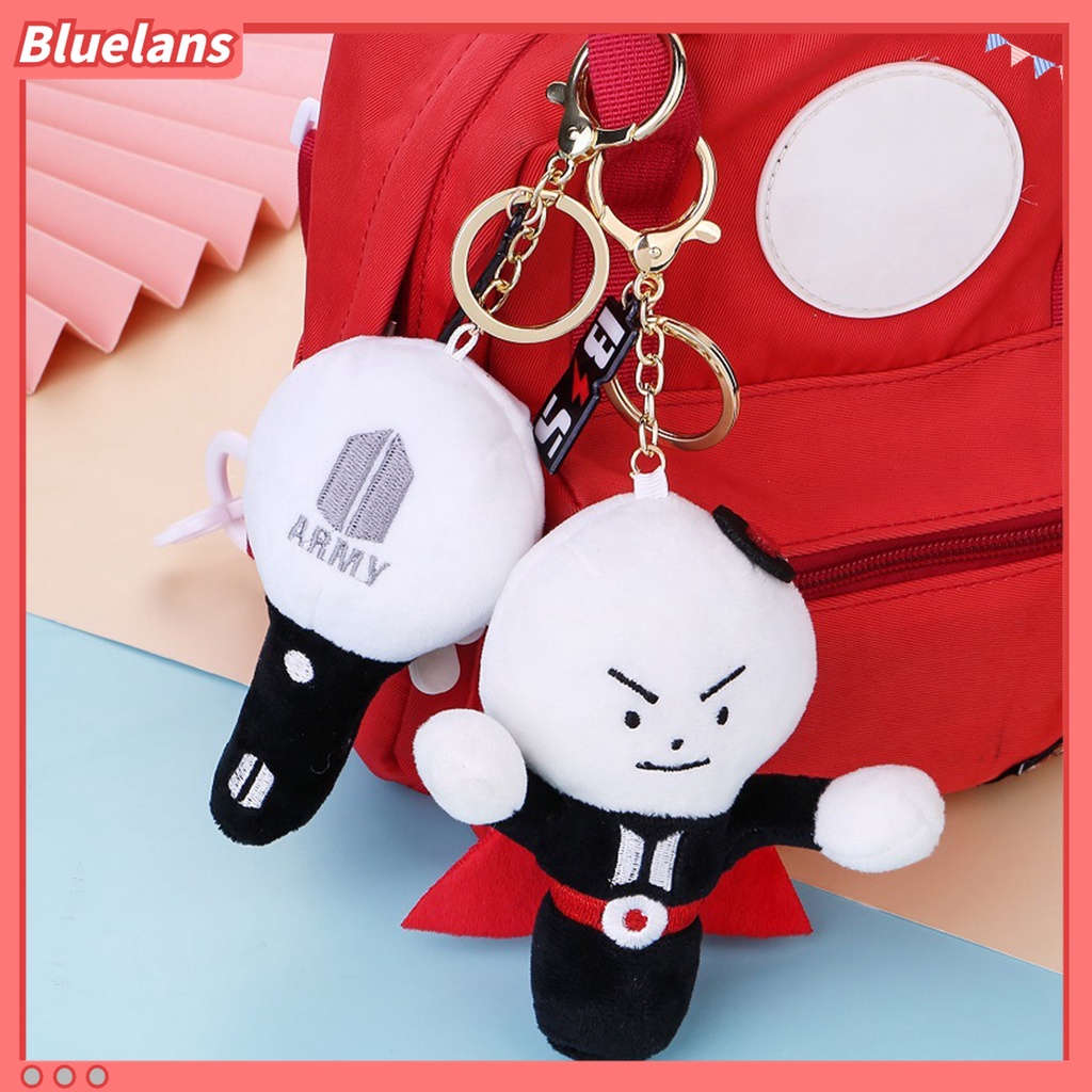 Gantungan Kunci Desain Kartun BTS NCT GOT7 Twice Bahan Plush Untuk Dekorasi Tas