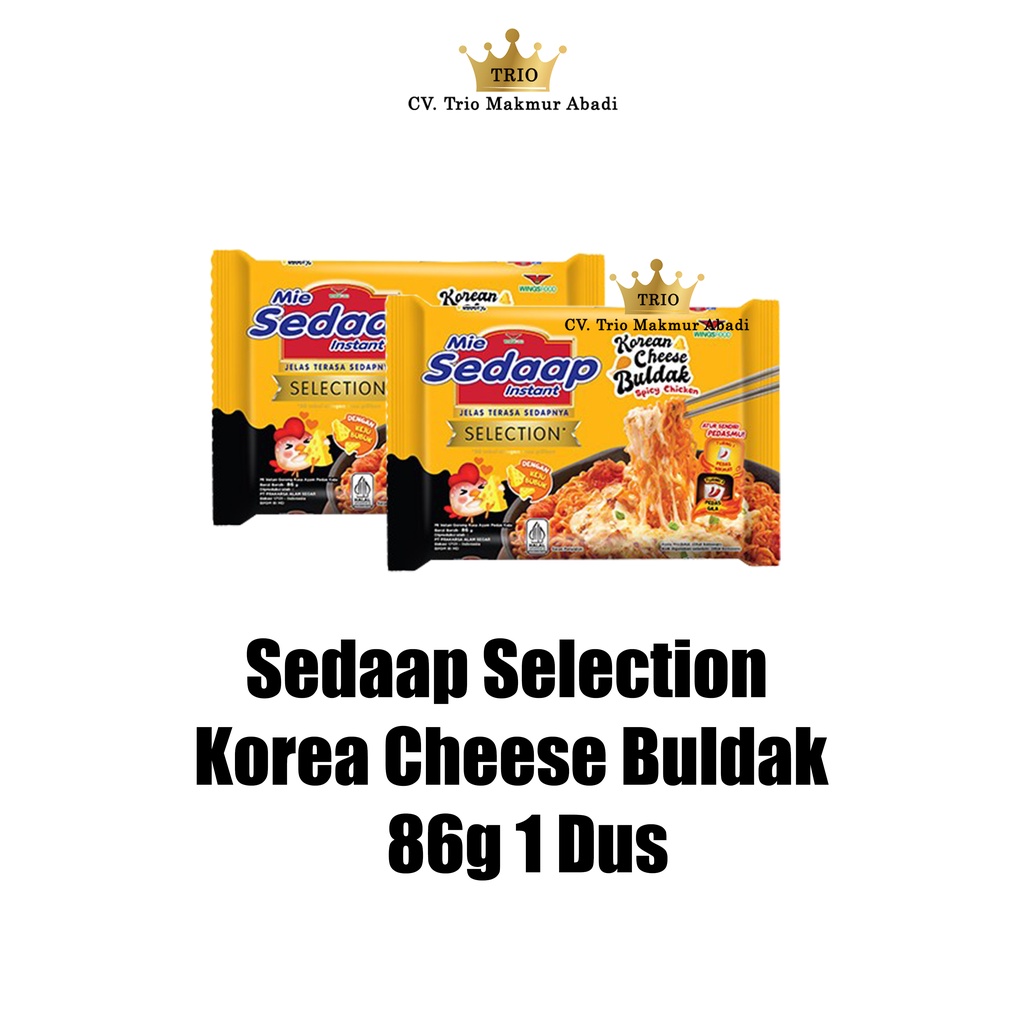 Jual Sedaap Selection Korean Cheese Buldak 86g 1 Dus Shopee Indonesia