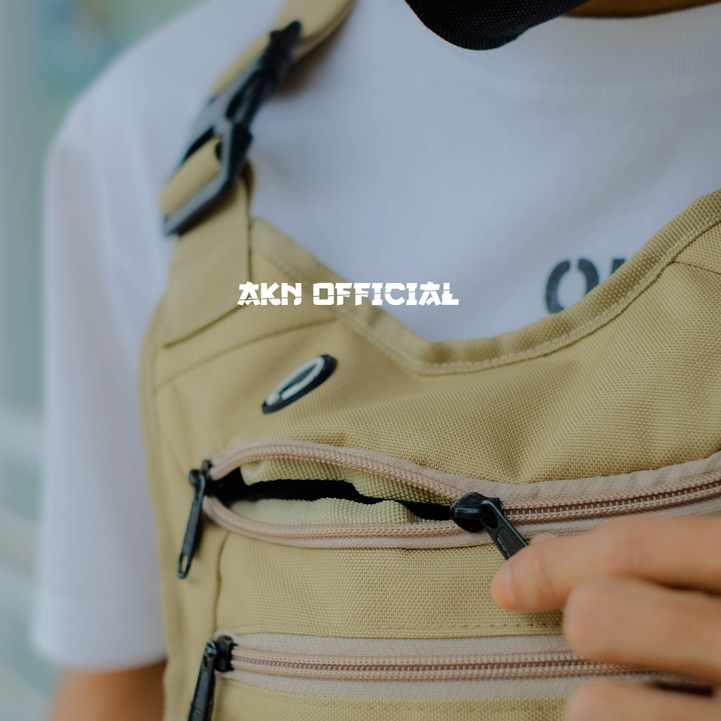AKN Offcial - Chest Bag Tactical Rig Chalico Bag Outdoor untuk Pria