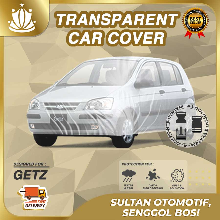 Body Cover Mobil Plastik TEBAL Hyundai Getz WATERPROOF