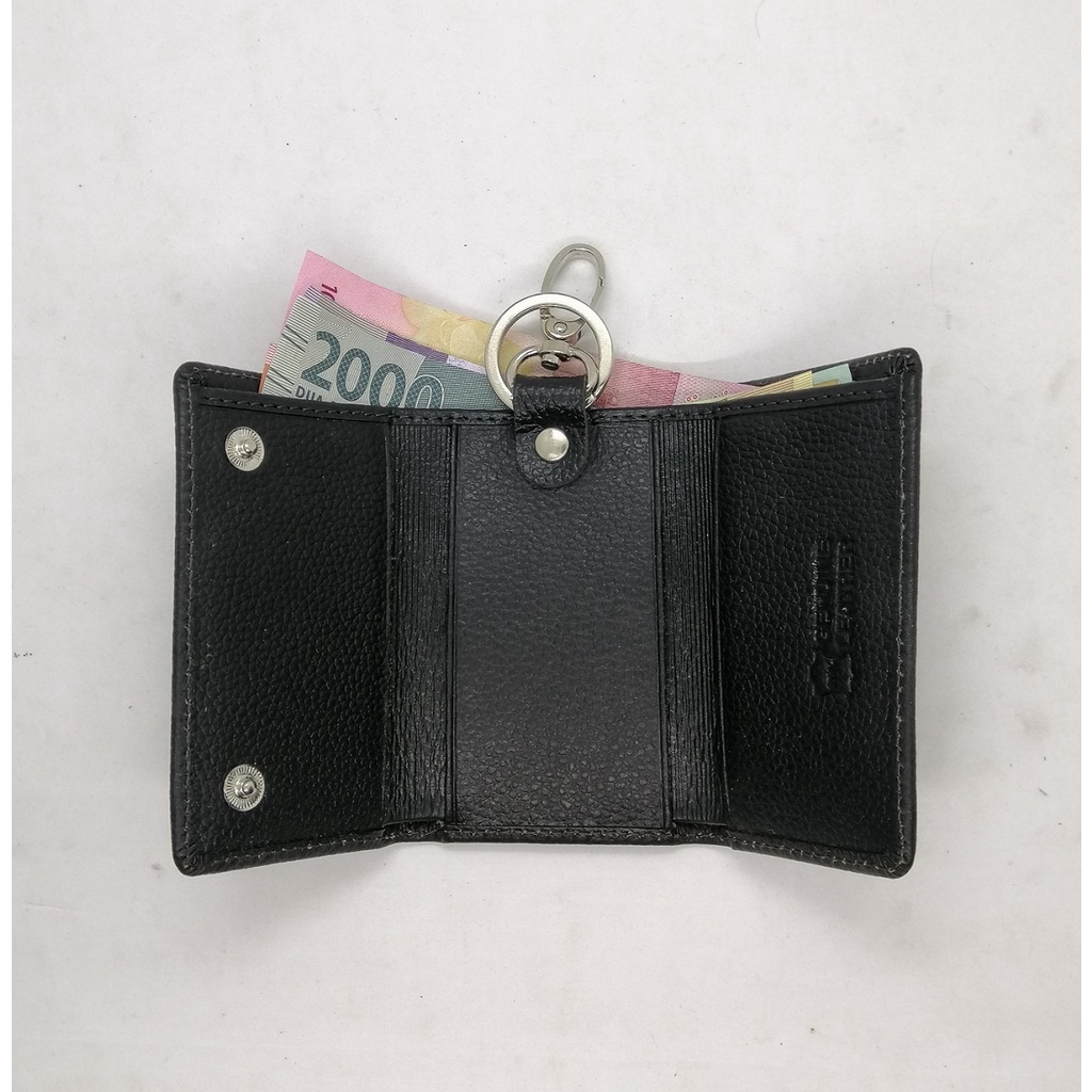 Dompet STNK Kulit Sapi Asli, Model 3 Lipat, Semi Reject