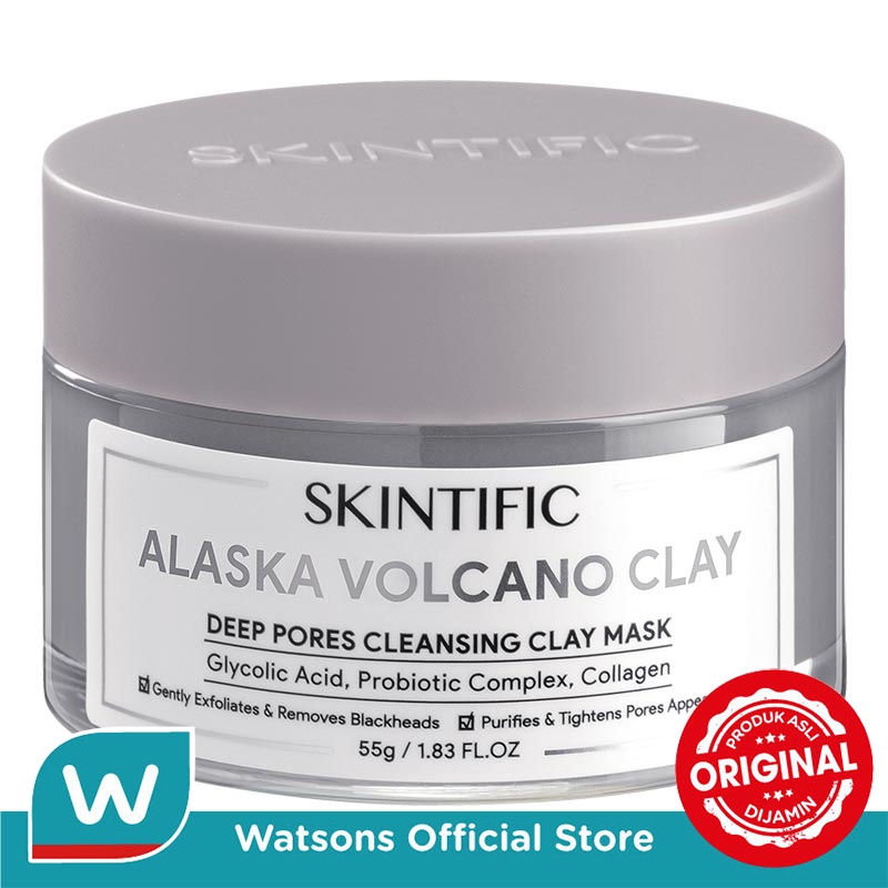 Skintific Alaska Volcano Deep Pores Cleansing Clay Mask 55Gr