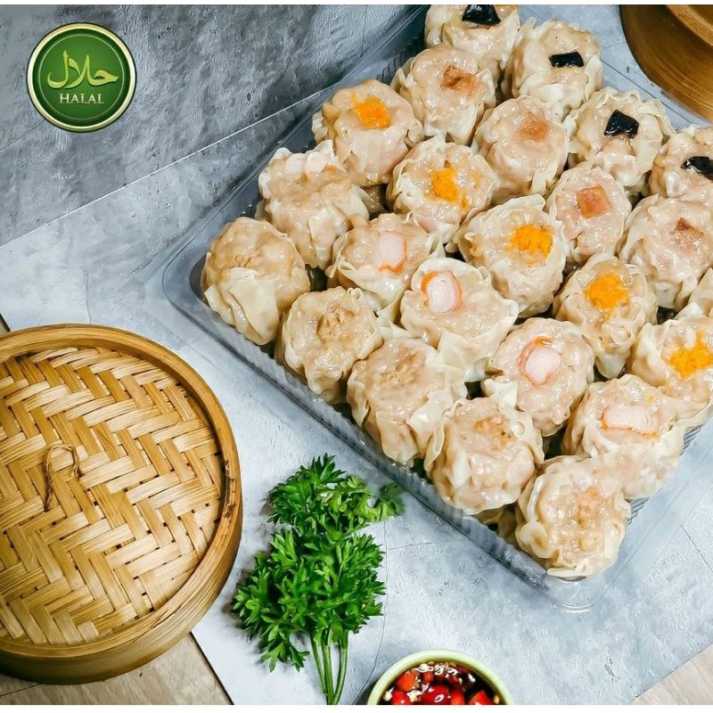

Frozen dimsum Halal isi 50pcs (Mix Topping)