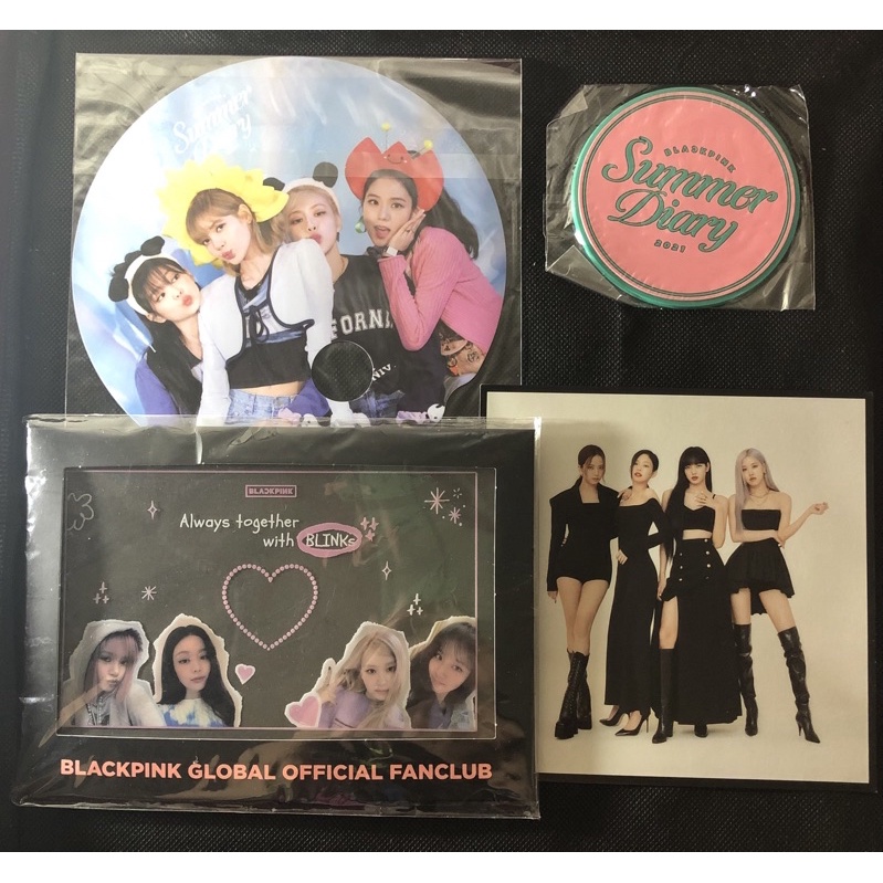 HAND FAN COASTER FRAME MEMBERSHIP WEVERSE POSTCARD BLACKPINK OFFICIAL