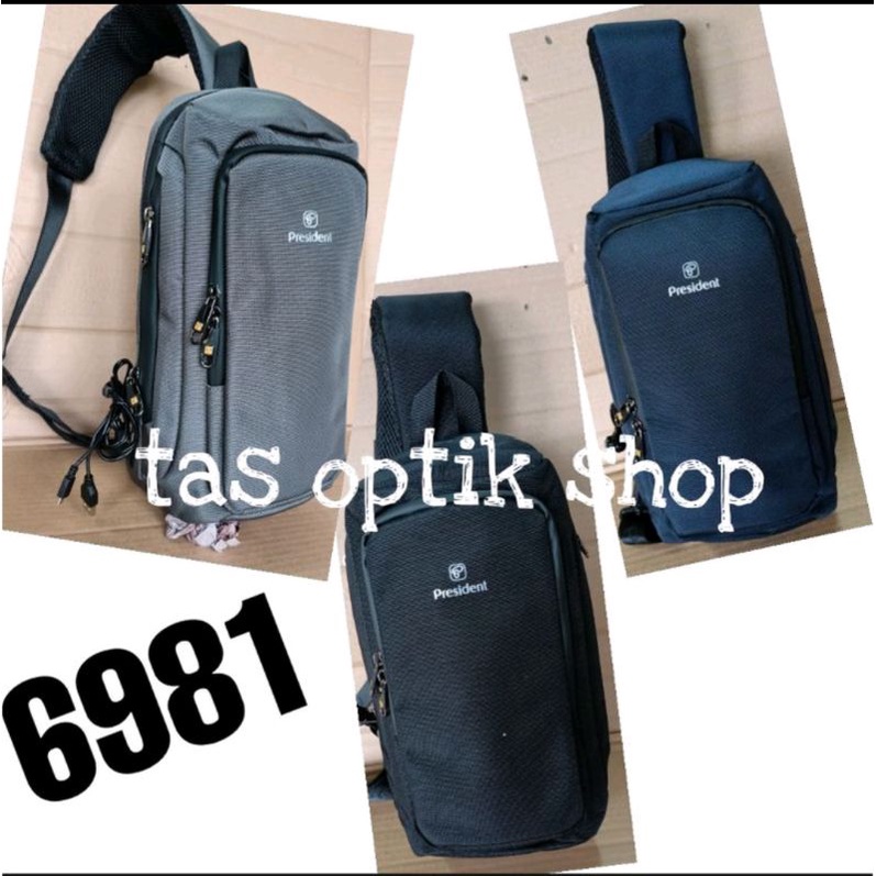tas selempang president 6981 original