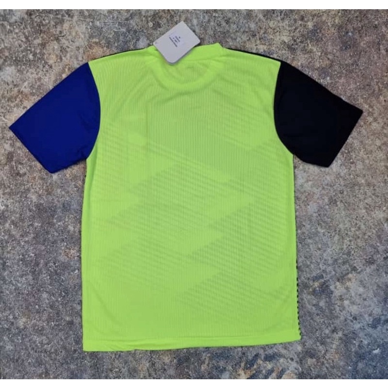 KAOS JERSEY BADMINTON HIJAU STABILO LINING