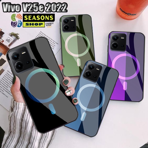 [ Vivo V25e ] Vivo V25e Terbaru Vivo V25e 2022 Softcase Vivo V25e Terbaru Softcase Kaca Vivo V25e - 
