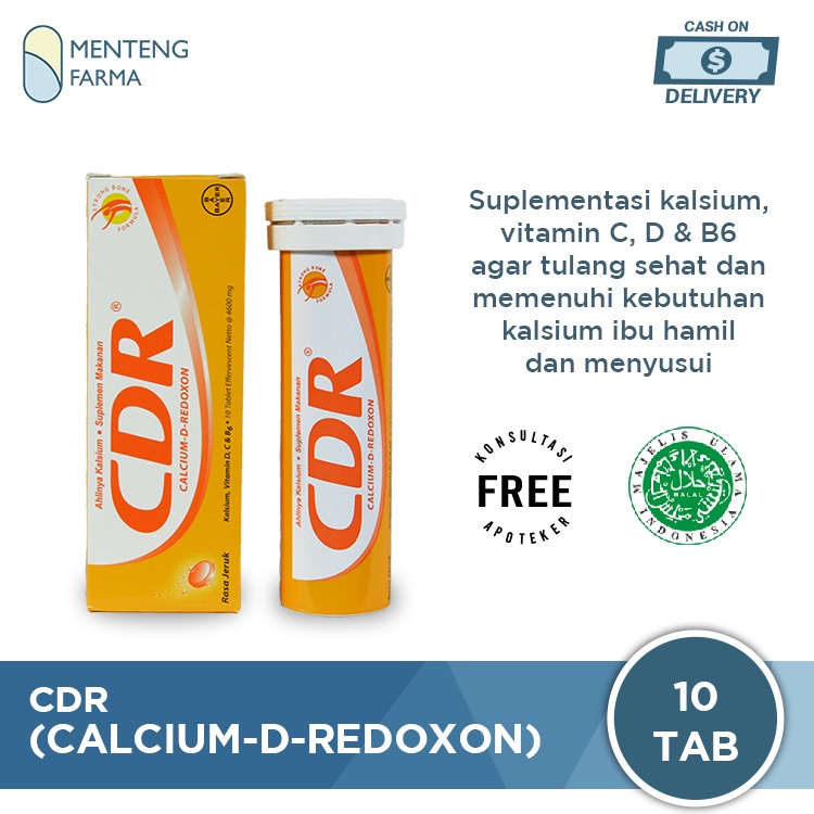 CDR (Calcium-D-Redoxon) - Asupan Nutrisi Kalsium Untuk Tulang