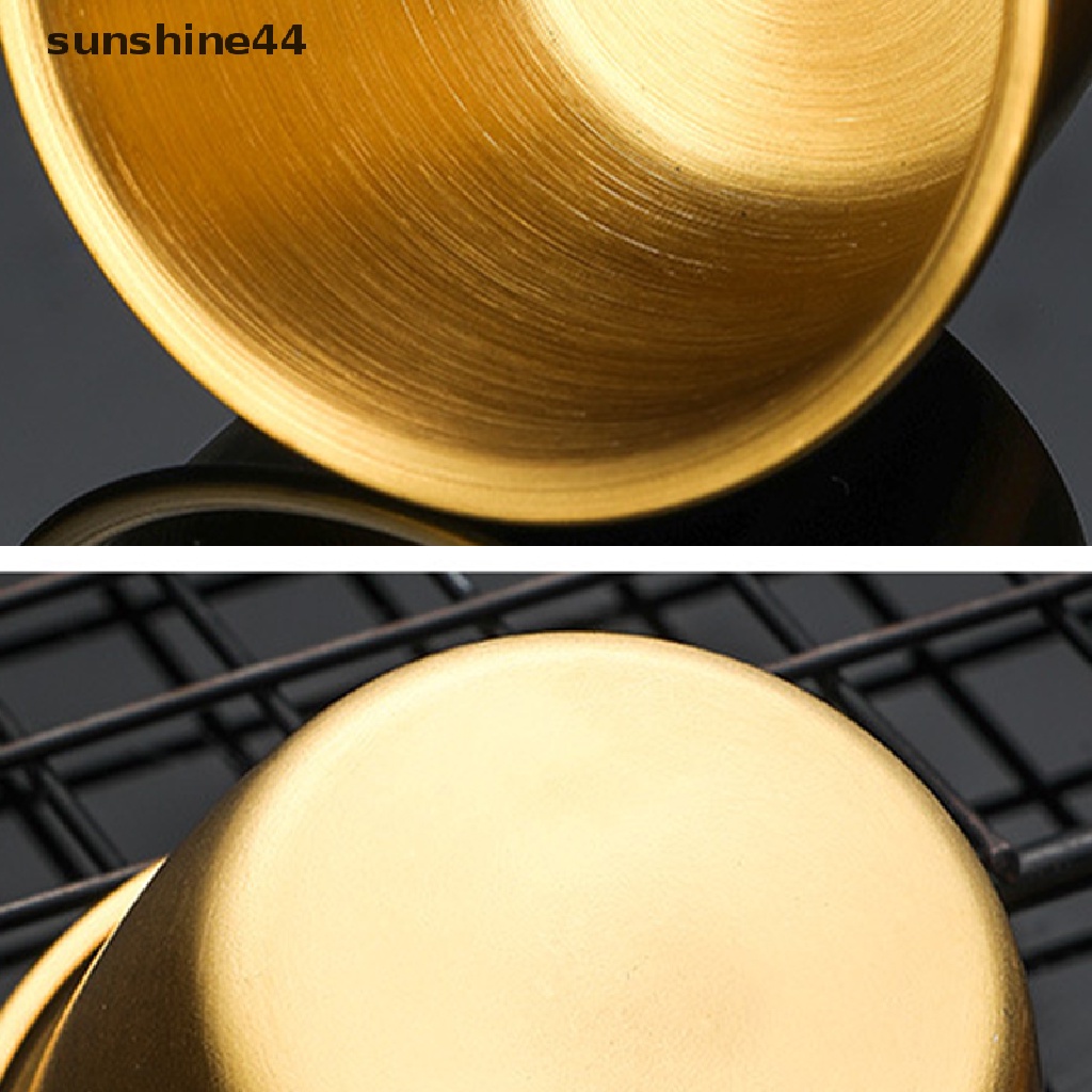 Sunshine Wadah Saus / Bumbu / Salad Bahan Stainless Steel Reusable