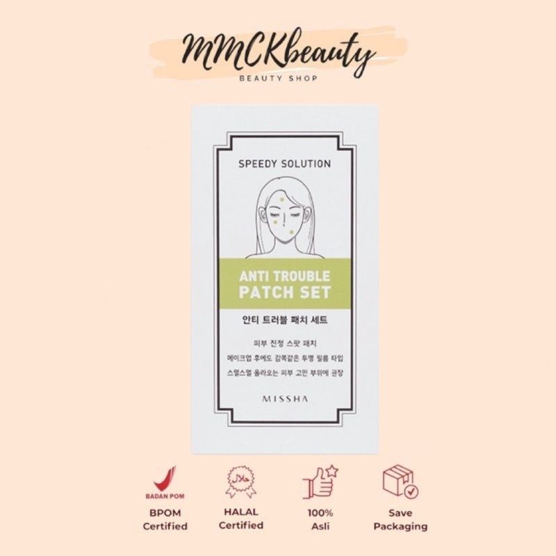 [BPOM]ACNE PATCH By Missha Speedy Solution Anti Trouble Patch