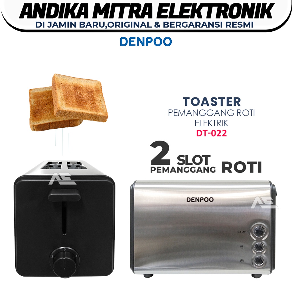 TOASTER PEMANGGANG ROTI ELEKTRIK DT 022D NEW CEPAT DAN SUPER HEMAT LISTRIK