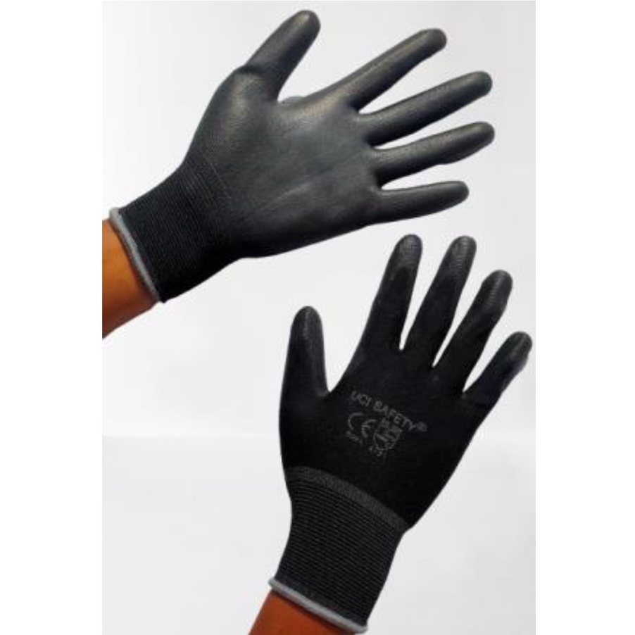 Sarung Tangan Karet Palm Fit Glove Uci Safety Size : M L XL