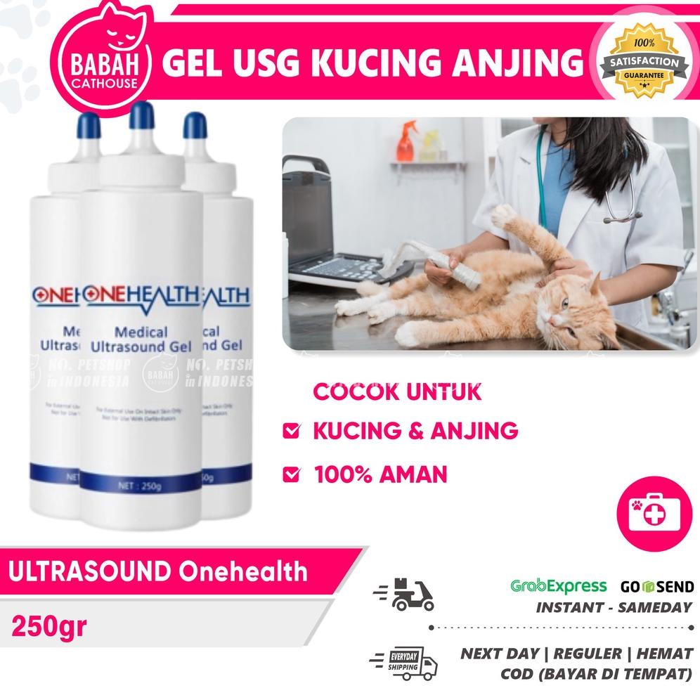 PRODUK- ONEHEALTH ULTRASOUND USG GEL UNTUK INDUK KUCING HAMIL ANJING CAIRAN ALAT CEK INDUKAN IBU MOT