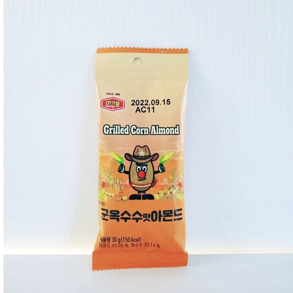 

MURGERBON GRILLED CORN ALMOND 30GR * SPECIAL PRICE BUY1 GET1 FREE *