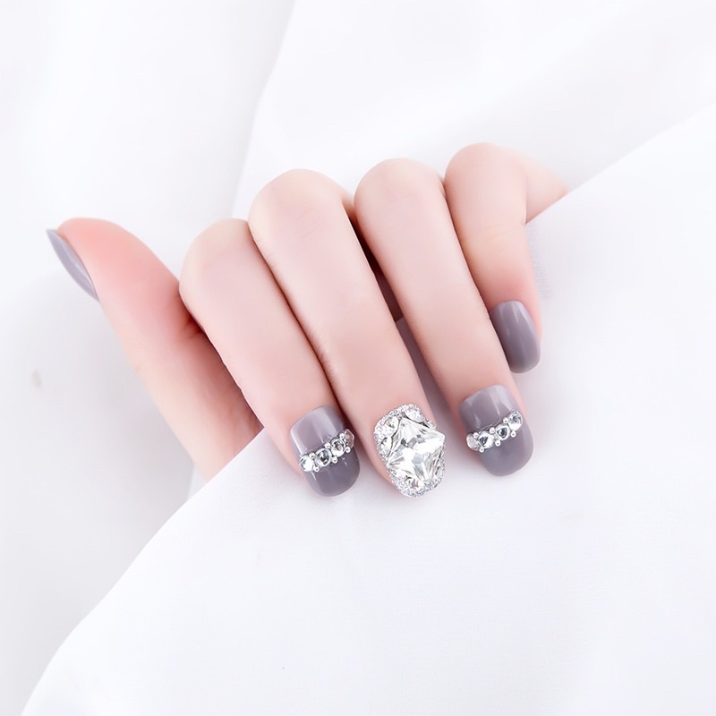 Kuku Palsu 【A185，lem sticker】Nikah kuku Wedding False Nailart Pengantin Tangan
