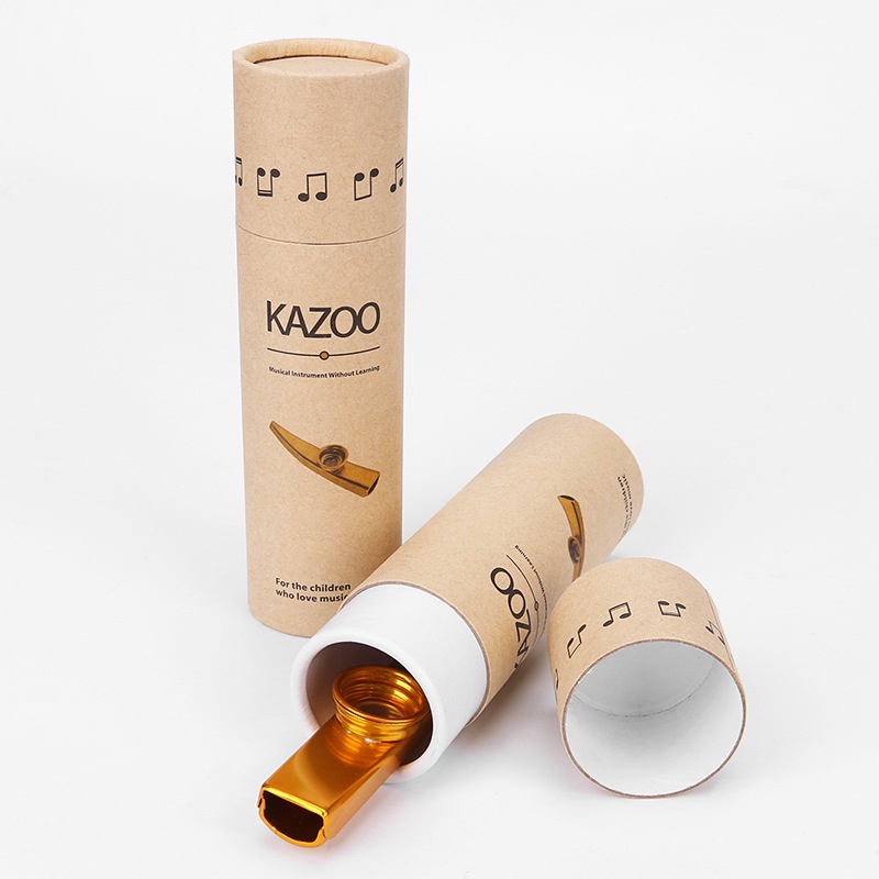 Instrumen Musik kazoo portable Bahan Metal