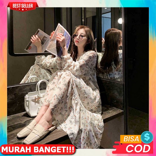 [ Cod ] Jennie Mini Dress Katun Terbaru Polos Wanita Casual Murah Import Korea Korean Style [Anggi]D