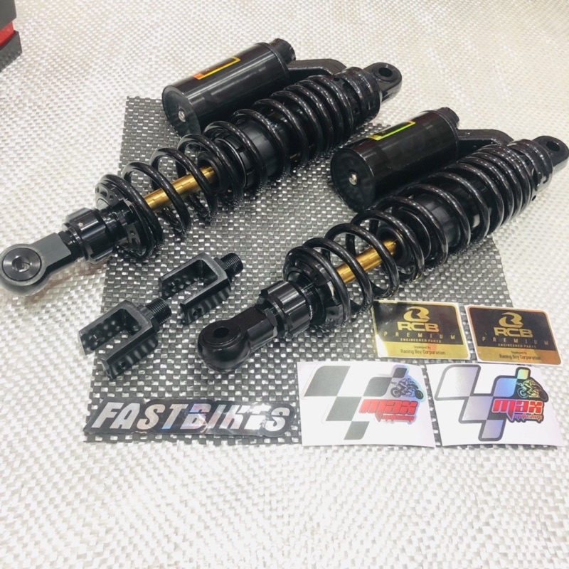 SHOCKBRAKER SHOCK BLACK SERIES  FASTBIKES FREE STIKER RCB  NMAX OLD/NEW AEROX PCX150 PCX 160 RXKING FIZR