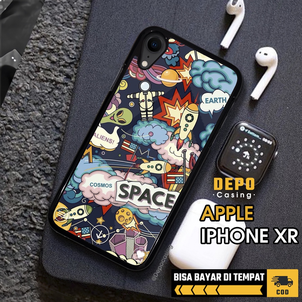 Case Iphone XR Case Hp Iphone XR Depo Casing [AST2] Premium Glossy Case Custom Case Aesthetic Kesing