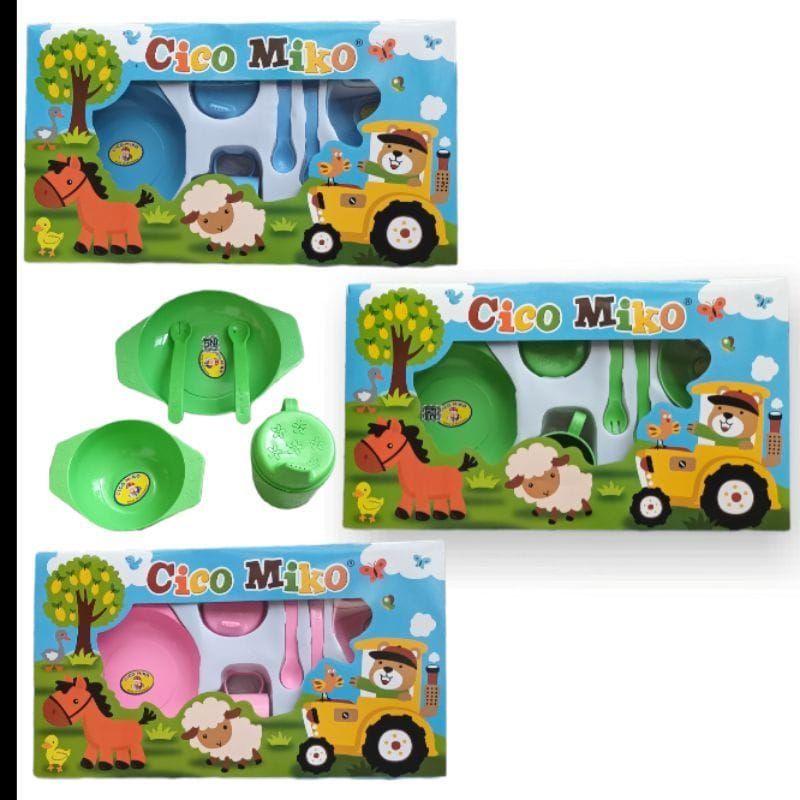 cico miko feeding set makan bayi