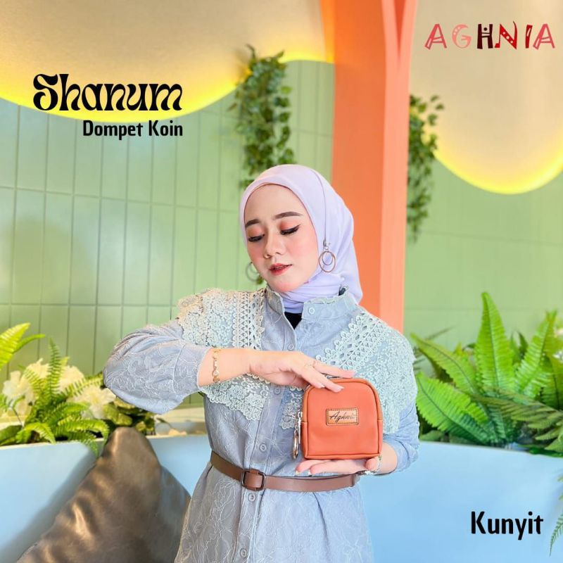 DOMPET KOIN SHANUM ORIGINAL AGHNIA BAHAN CHOCPLY ANTI AIR WATERPROOF RESLETING LUCU PREMIUM