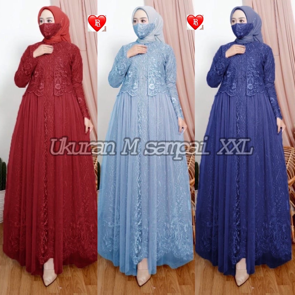 RED LOVE 136/(TERMURAH)/ GAMIS TILLE MUTIARA TERBARU/ GAMIS TILLE MUTIARA MUSLIMAH/ GAMIS PESTA TERBARU/ GAMIS MAXI SELENDANG / GAMIS MAXI MEWAH / GAMIS PESTA BUSUI/ GAMIS PESTA TERLARIS/ GAMIS MAXI TERBARU /GAMIS KONDANGAN