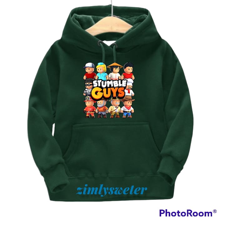 Jaket Hoodie Game STUMBLE GUYS SKIN 10 KARAKTER  Anak Laki Laki / Hodie Anak Laki Laki / Sweater Ana