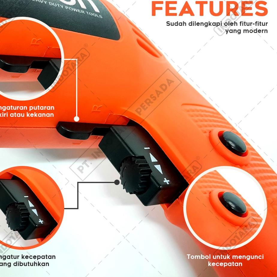 Paling Dicari Mesin Bor Listrik Elektrik Drill Listrik Orion HD6601